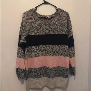 Striped Oversized Sweater BOGO ITEM